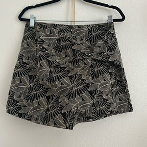 Zara embroidered skort
